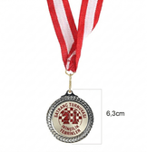 Kişiye özel zeytin dalı küçük boy gümüş ödül madalyası