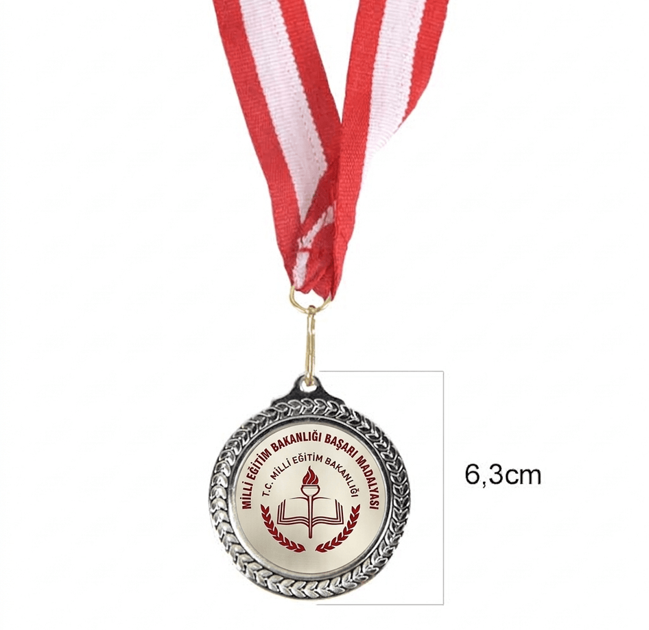 Kişiye özel zeytin dalı küçük boy gümüş ödül madalyası