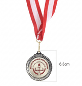 Kişiye özel zeytin dalı küçük boy gümüş ödül madalyası