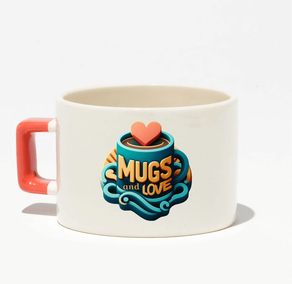 Kişiye özel Seramik Kulpu Pembe Çay / Kahve / Latte