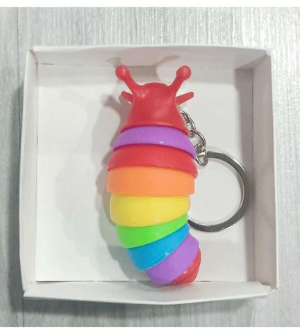 Sevimli salyangoz kırmızı lüks anahtarlık çanta aksesuar