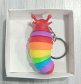 Sevimli salyangoz kırmızı lüks anahtarlık çanta aksesuar