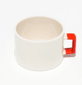 Kişiye özel Seramik Kulpu Kırmızı Çay / Kahve / Latte