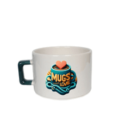 Kişiye özel Seramik Kulpu koyu yeşil Çay / Kahve / Latte