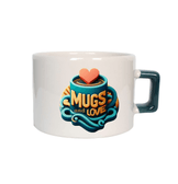 Kişiye özel Seramik Kulpu koyu yeşil Çay / Kahve / Latte