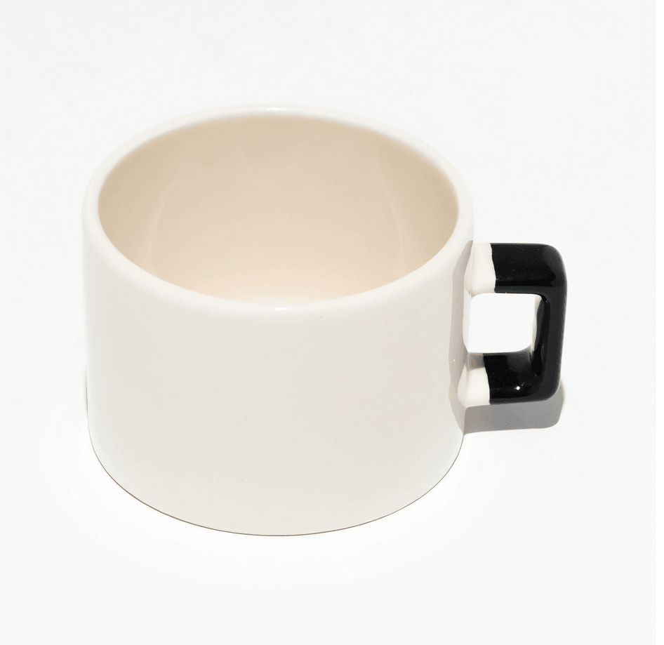 Kişiye özel Seramik Kulpu Siyah Çay / Kahve / Latte