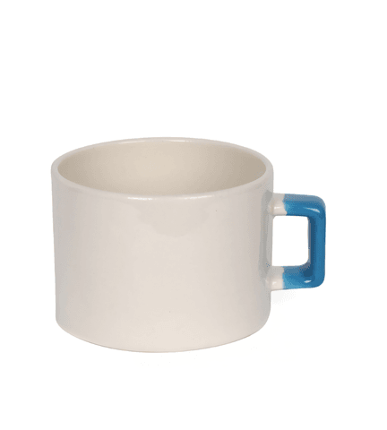 Kişiye özel Seramik Kulpu Mavi Çay / Kahve / Latte