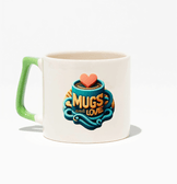 Kişiye özel Seramik Kulpu Açık Yeşil Çay / Kahve / Latte