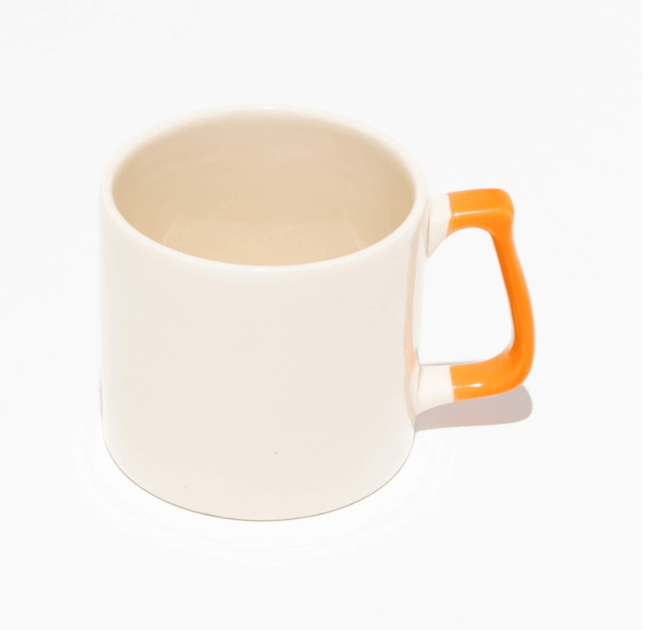 Kişiye özel Seramik Kulpu Turuncu Çay / Kahve / Latte