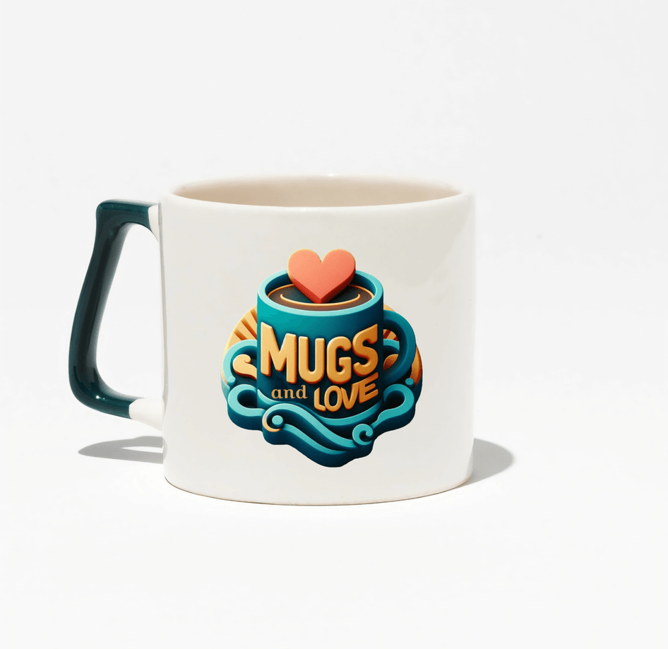 Kişiye özel Seramik Kulpu Koyu Yeşil Çay / Kahve / Latte