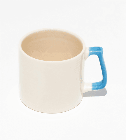 Kişiye özel Seramik Kulpu Mavi Çay / Kahve / Latte