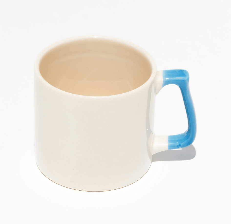 Kişiye özel Seramik Kulpu Mavi Çay / Kahve / Latte