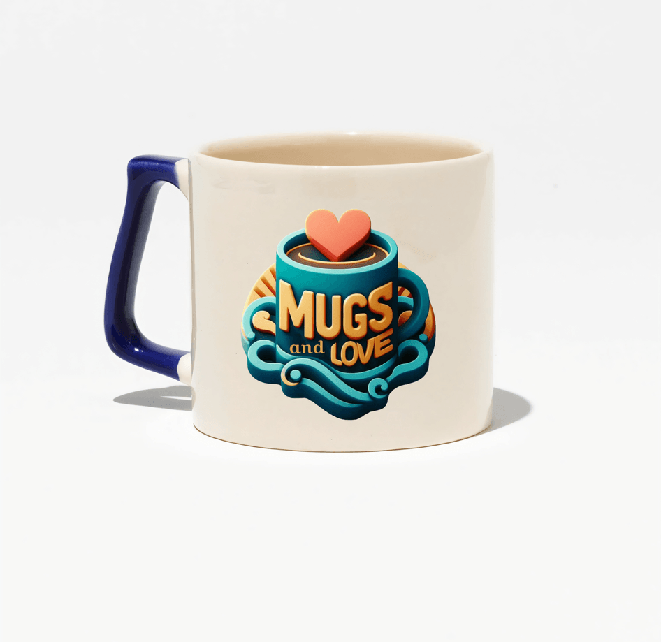 Kişiye özel Seramik Kulpu Lacivert Çay / Kahve / Latte