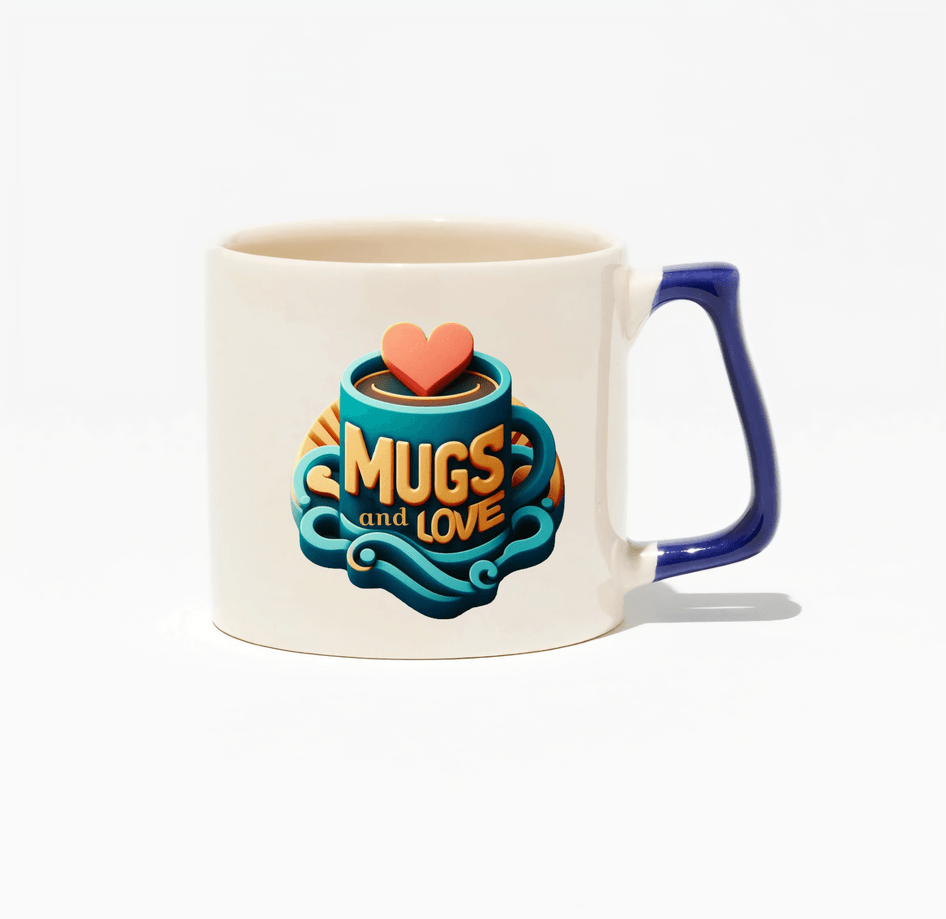 Kişiye özel Seramik Kulpu Lacivert Çay / Kahve / Latte