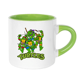 Kişiye özel Porselen Kulpu ve İçi Yeşil Çay / Kahve / Latte