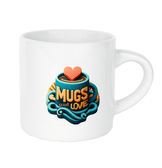 Kişiye özel Porselen Kulpu ve İçi Beyaz Çay / Kahve / Latte