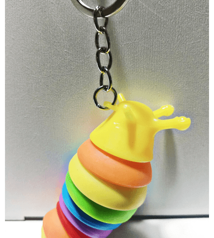 Sevimli salyangoz sarı lüks anahtarlık çanta aksesuar