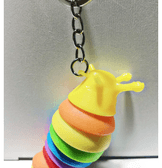 Sevimli salyangoz sarı lüks anahtarlık çanta aksesuar