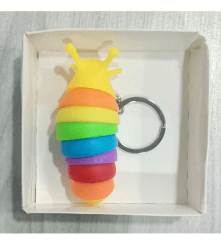 Sevimli salyangoz sarı lüks anahtarlık çanta aksesuar