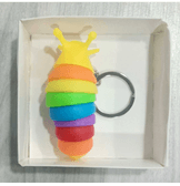 Sevimli salyangoz sarı lüks anahtarlık çanta aksesuar