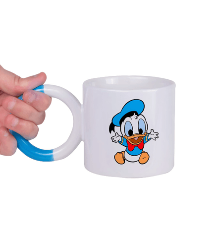 Kişiye özel Porselen Kulpu Mavi Büyük Boy fincan