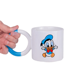 Kişiye özel Porselen Kulpu Mavi Büyük Boy fincan