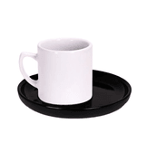 Kişiye özel Tabaği Siyah Türk Kahvesi Fincanı