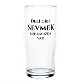 Kişiye özel Şeffaf Rakı Kadehi