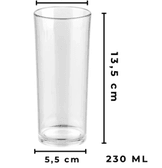 Kişiye özel Şeffaf Rakı Kadehi