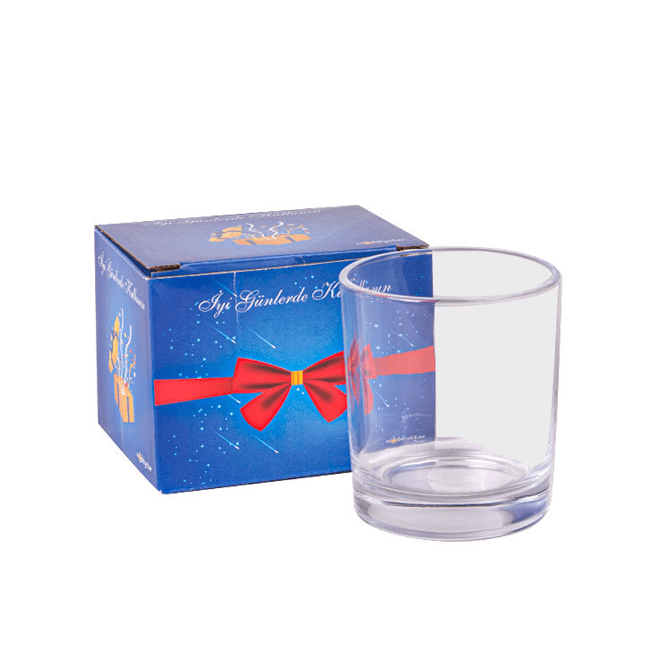 Kişiye özel Şeffaf Viski Bardağı