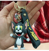 Tom ve jerry, Tom silikon lüks büyük boy anahtarlık çanta aksesuar