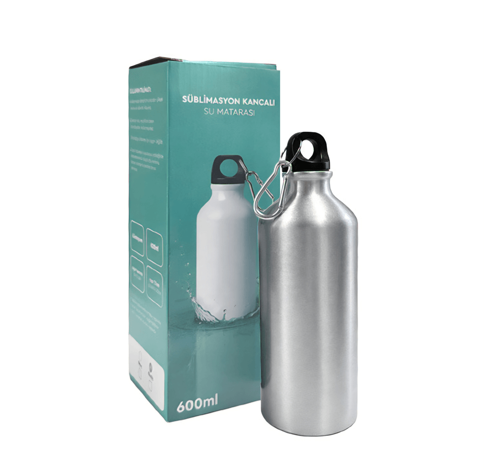 Kişiye özel Gri Su Matarası