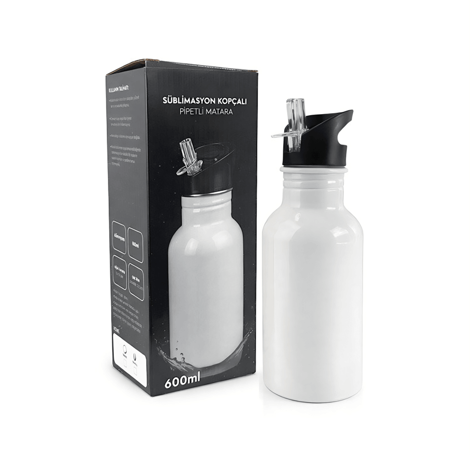 Kişiye özel Kopçalı Pipetli Matara