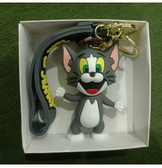 Tom ve jerry, Tom silikon lüks büyük boy anahtarlık çanta aksesuar