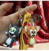 Tom ve jerry, Tom silikon lüks büyük boy anahtarlık çanta aksesuar