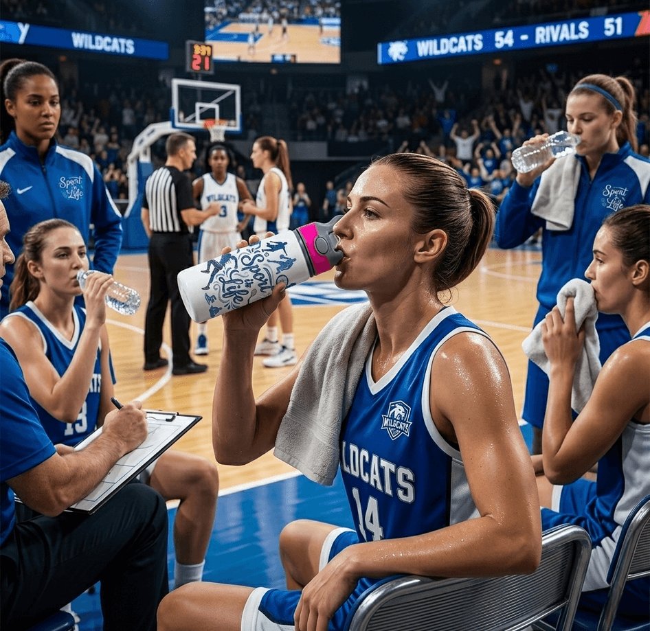 Kişiye özel Alüminyum Pembe Pipetli Matara