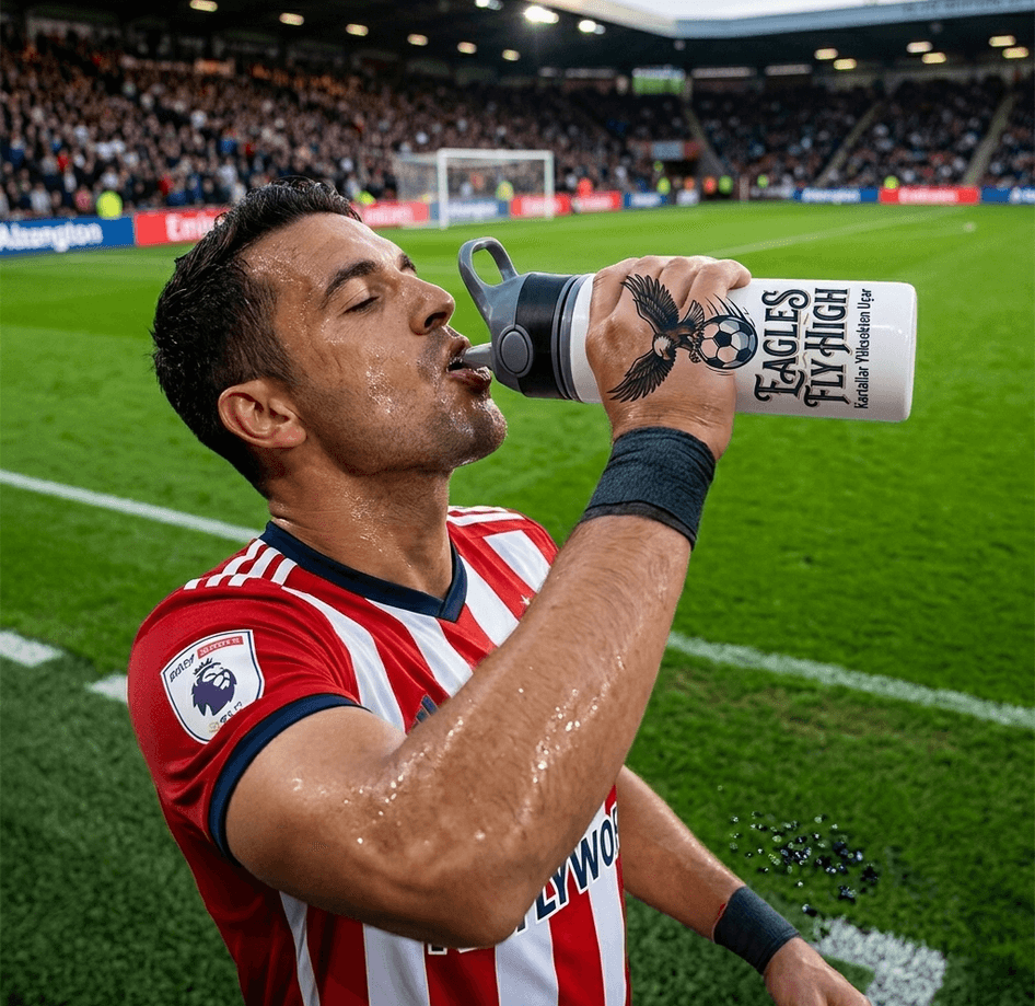 Kişiye özel Alüminyum Siyah Pipetli Matara