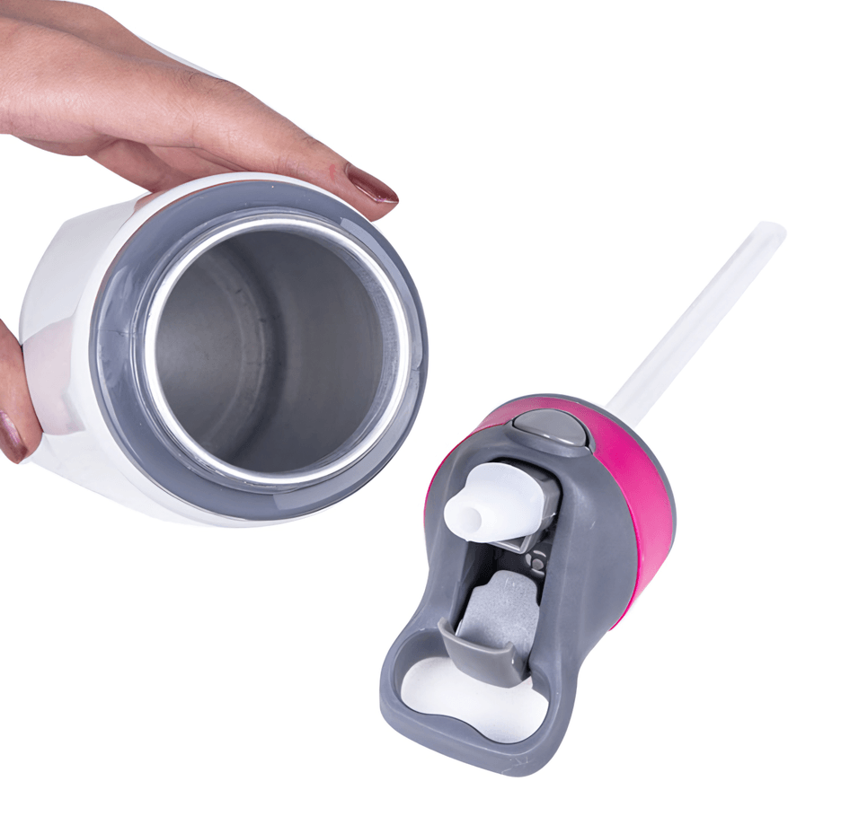 Kişiye özel Alüminyum Siyah Pipetli Matara