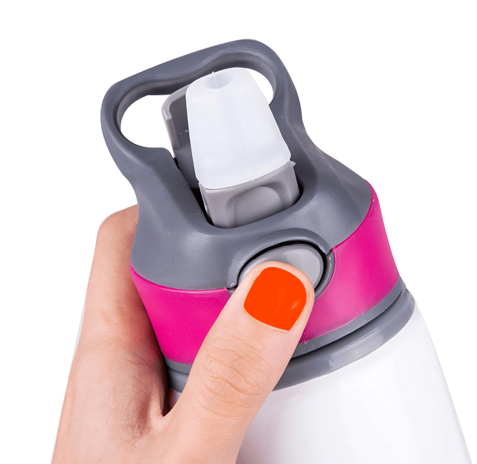 Kişiye özel Alüminyum Siyah Pipetli Matara