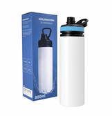 Kişiye özel Mavi Alüminyum Matara