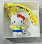 Hello Kitty ülkeler brezilya silikon lüks büyük boy anahtarlık çanta aksesuar
