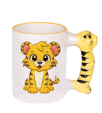 Kişiye özel Kaplan Kulp Çocuk Kupa