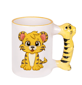 Kişiye özel Kaplan Kulp Çocuk Kupa