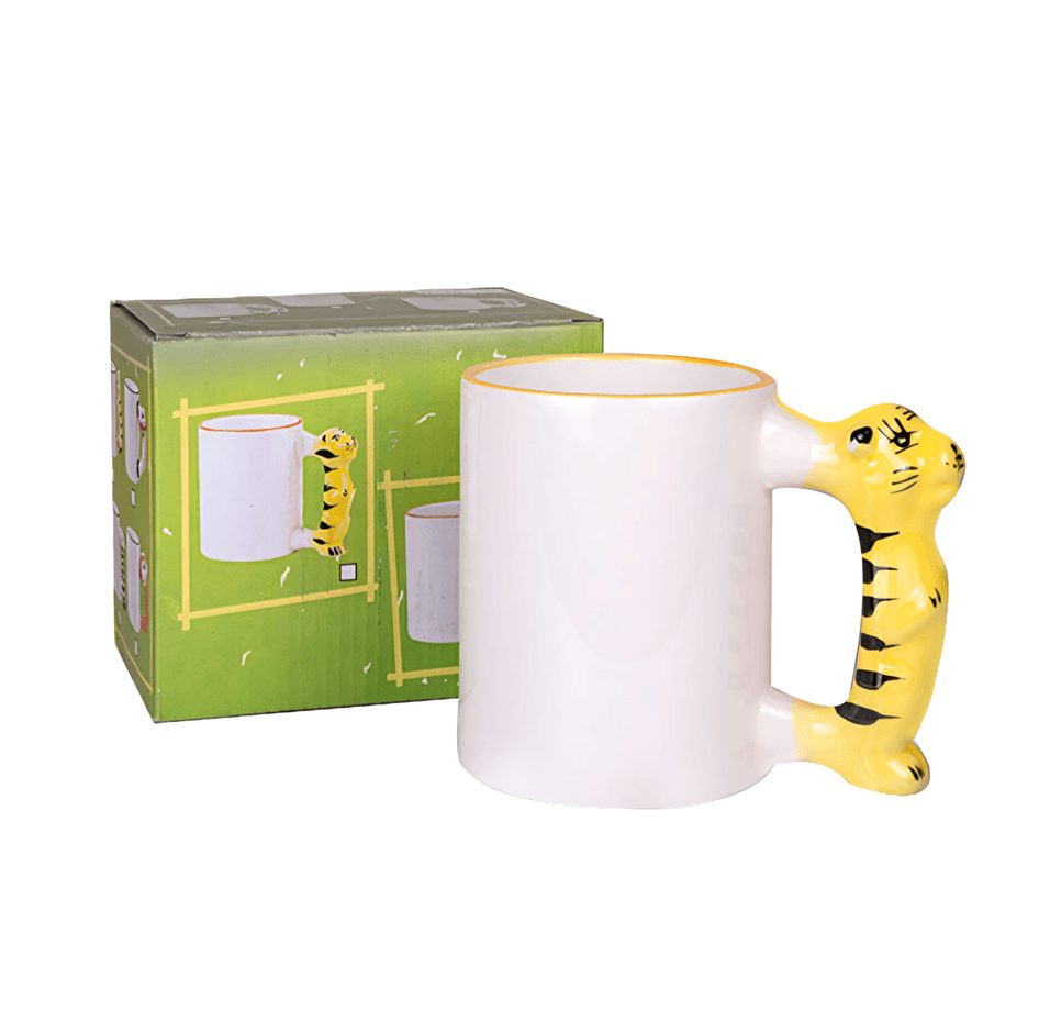 Kişiye özel Kaplan Kulp Çocuk Kupa