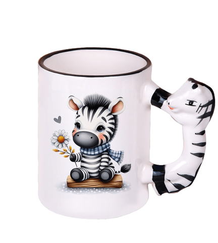 Kişiye özel Zebra Kulp Çocuk Kupa