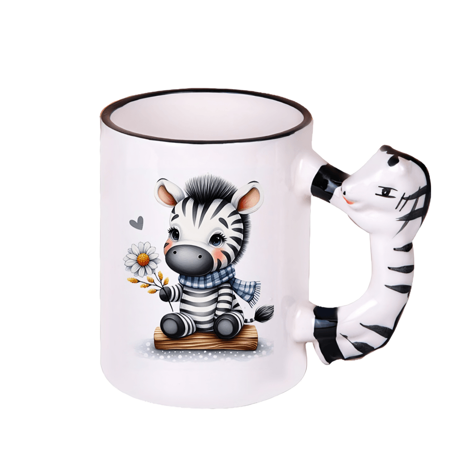 Kişiye özel Zebra Kulp Çocuk Kupa