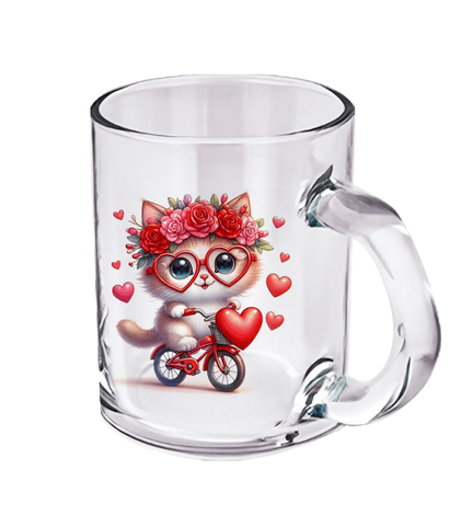 Kişiye özel Şeffaf Cam Kupa