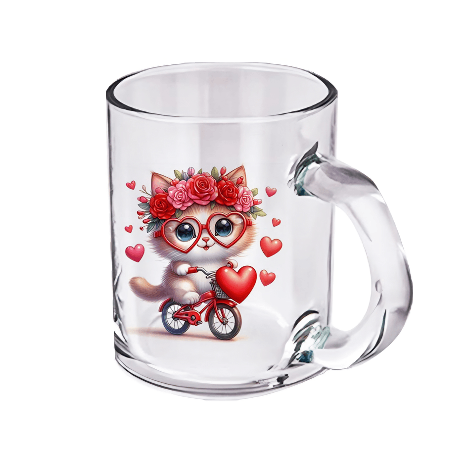 Kişiye özel Şeffaf Cam Kupa