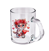 Kişiye özel Şeffaf Cam Kupa