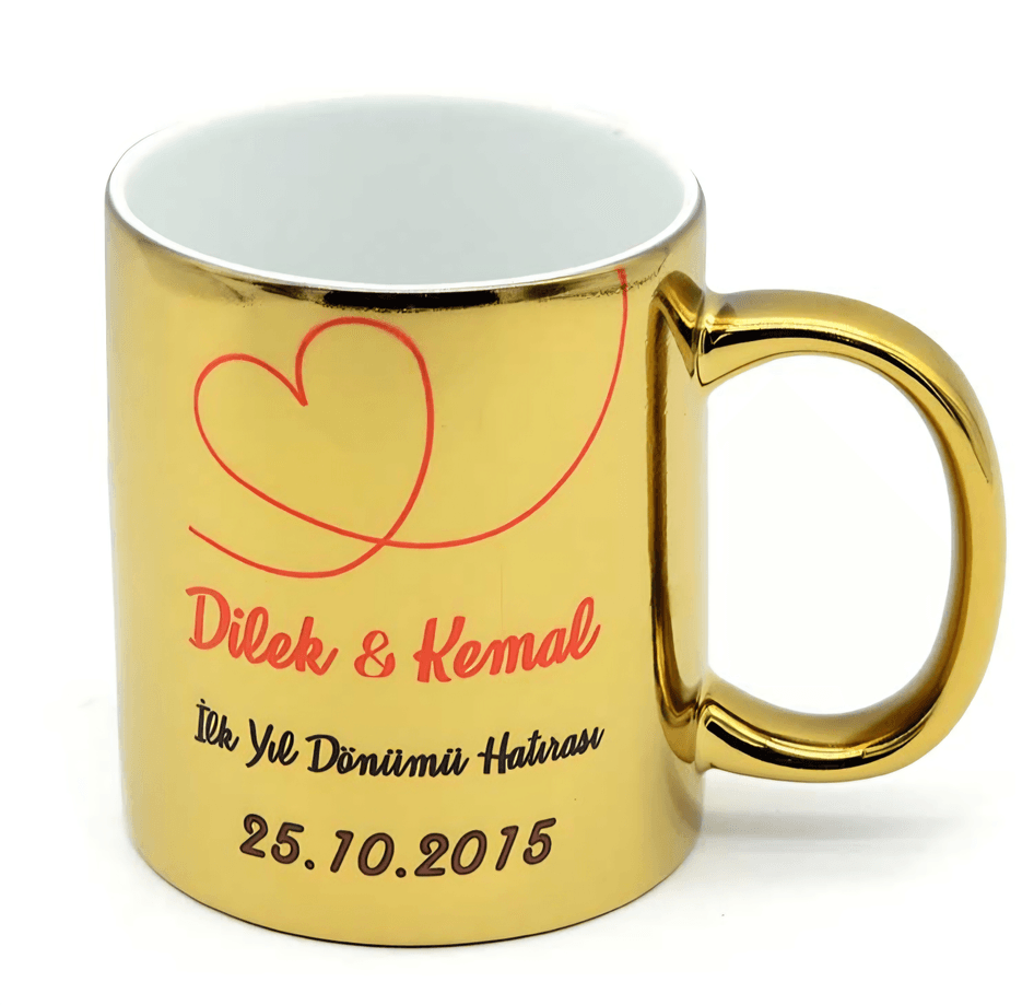 Kişiye özel Aynalı Gold Kupa